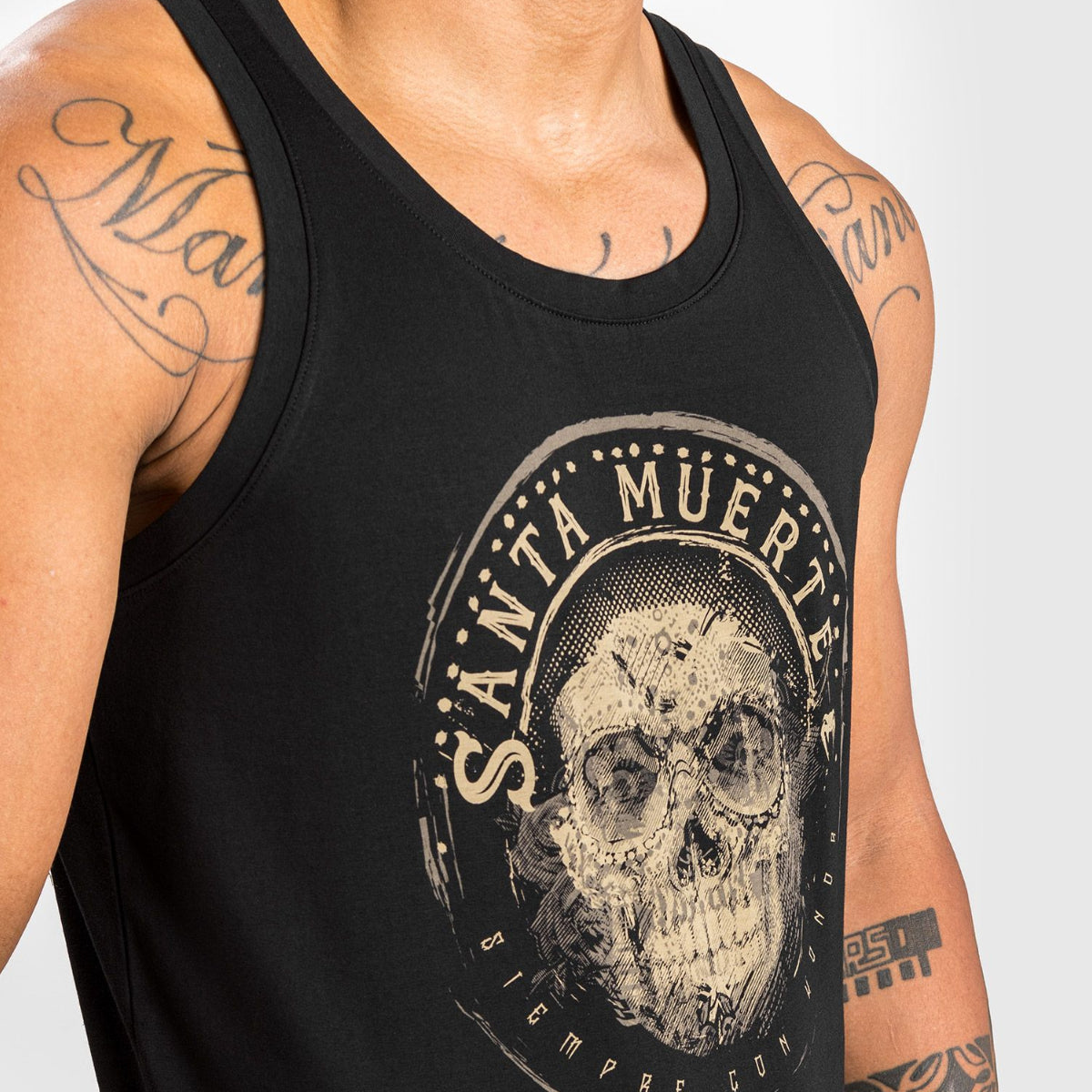 Venum Santa Muerte Dark Side Top Top Black / Brown