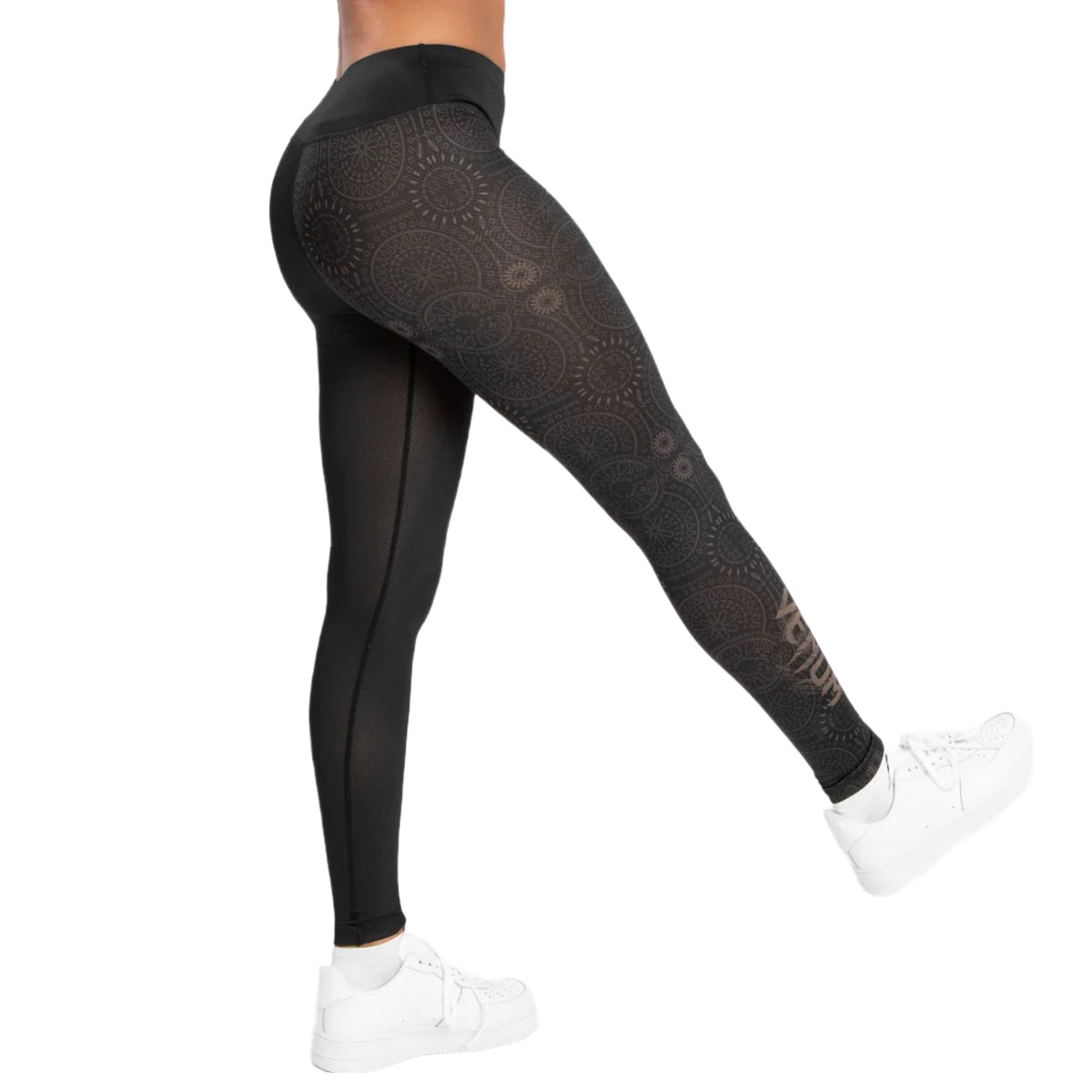 Venum Women Santa Muerte Lado escuro leggings preto/marrom