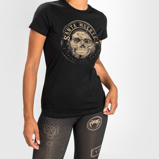 Black/Brown Venum Womens Santa Muerte Dark Side T-Shirt