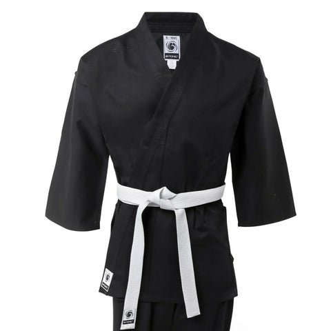 Black Bytomic Adult 100% Cotton Student Karate Uniform