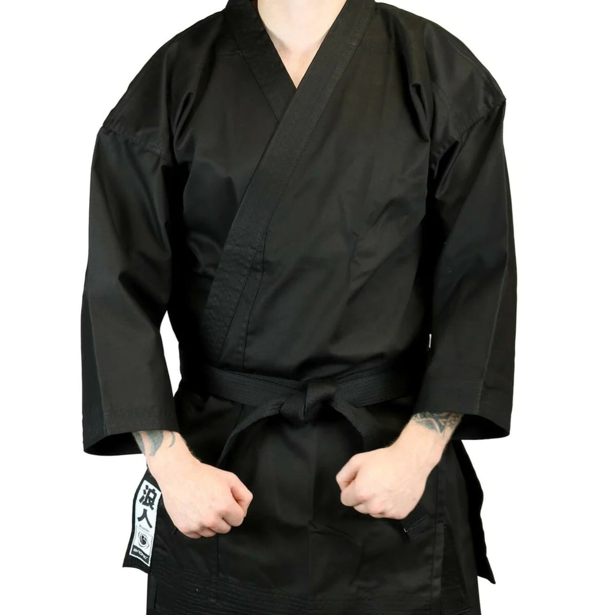 Bytomic Ronin im Mittelgewicht Karate Uniform Schwarz
