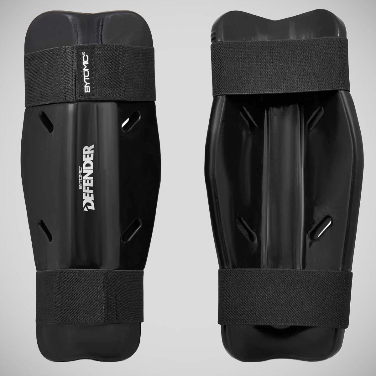 Black Bytomic Defender Shin Guard from Made4Fighters