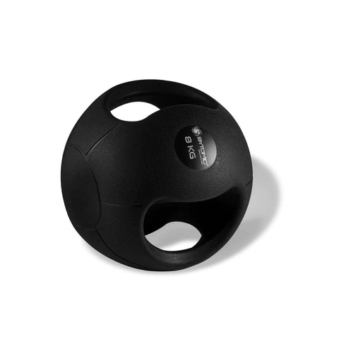 Black Bytomic Double Grip Medicine Ball 8kg