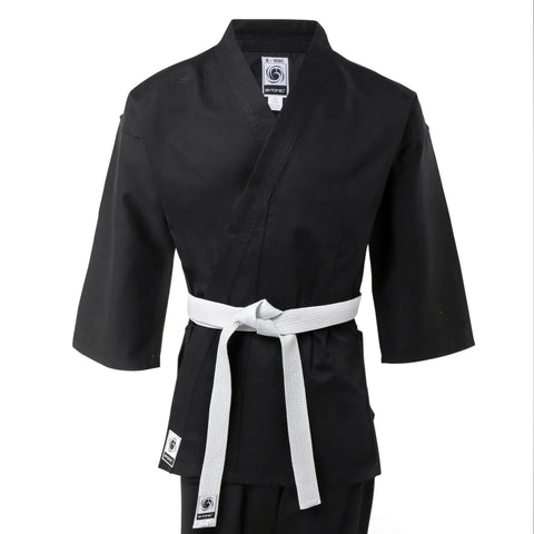 Black Bytomic Kids 100% Cotton Student Karate Uniform