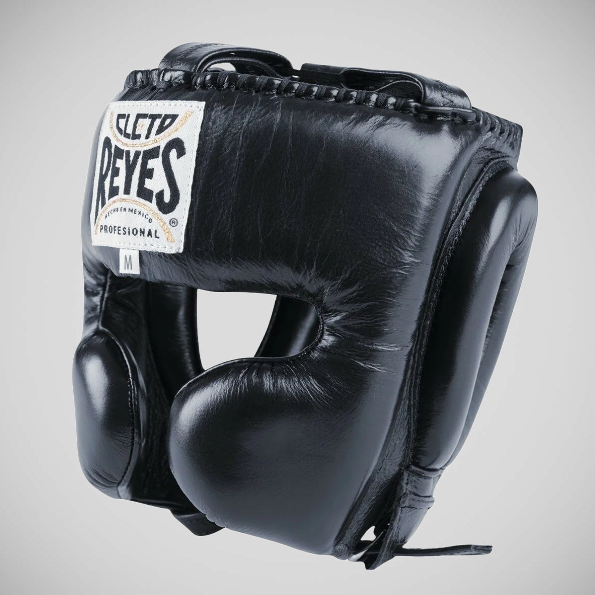 Cleto Reyes Headgear With Cheek Protectors Black from Made4Fighters