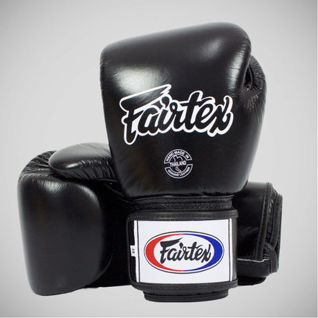 Black Fairtex BGV1-B Breathable Boxing Gloves   