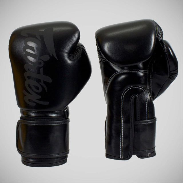 Fairtex BGV14 Microfiber Boxing Gloves Black