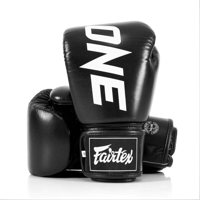 Fairtex BGV X ONE Championship Boxing Gloves Black