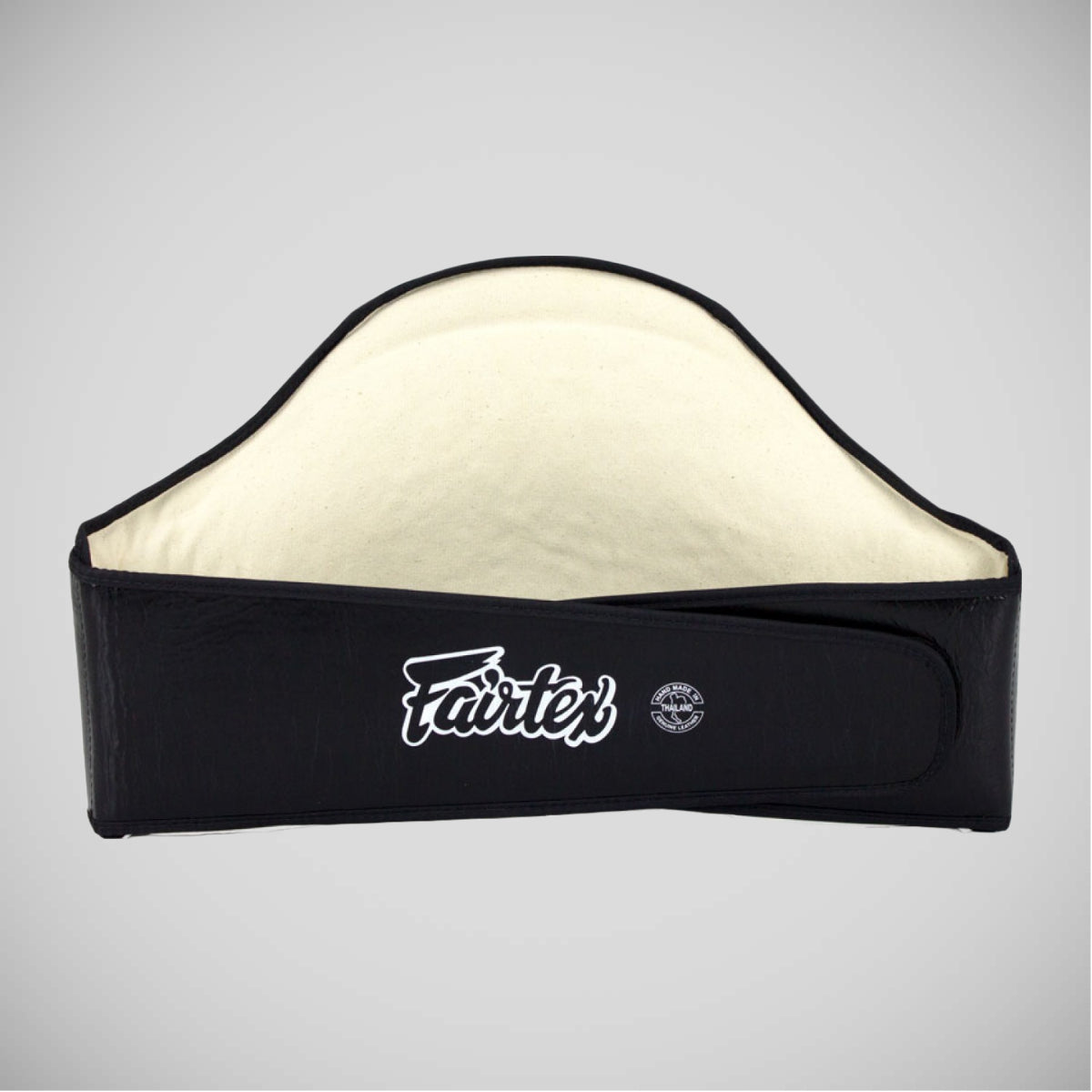 Fairtex BPV1 Leather Belly Pad Black