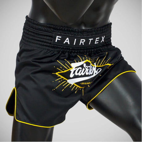 Fairtex BS1903 Fokus Muay Thai Shorts Black