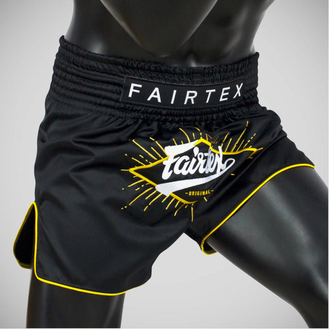 Fairtex BS1903 Focus Muay Thai Shorts Black