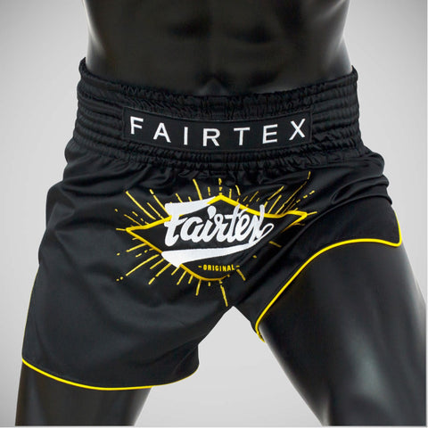 Black Fairtex BS1903 Focus Muay Thai Shorts