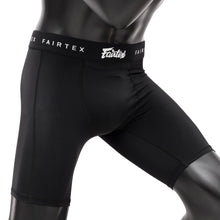Black Fairtex GC3 Compression Short with Athletic Cup