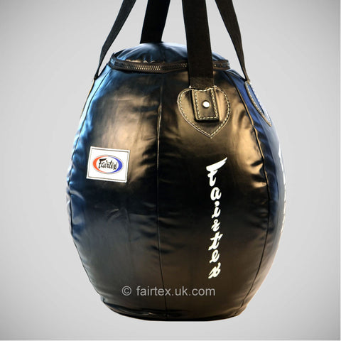 Black Fairtex HB11 Wrecking Ball Punch Bag (Un-filled)