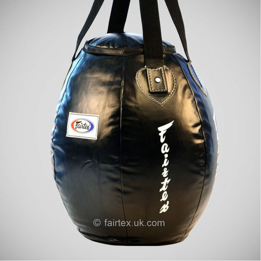 Black Fairtex HB11 Wrecking Ball Punch Bag (Un-filled)