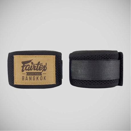 Black Fairtex HW4 Mesh Hand Wraps   