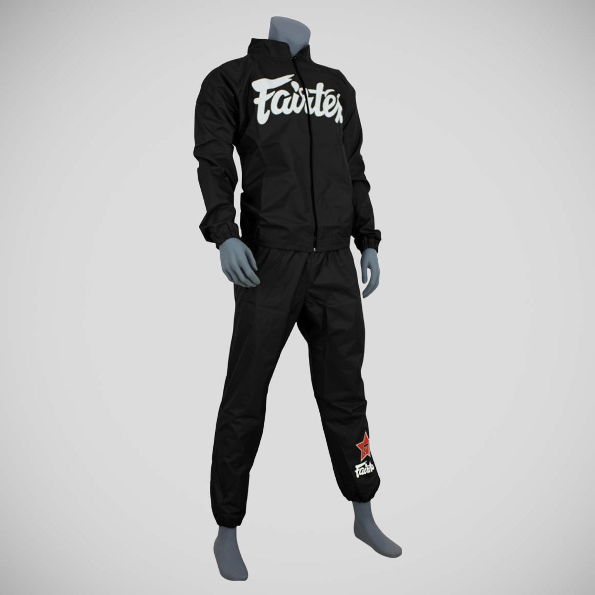 Black Fairtex VS2 Vinyl Sweatsuit   