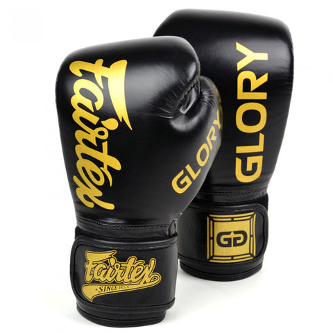 Black Fairtex X Glory Boxing Gloves