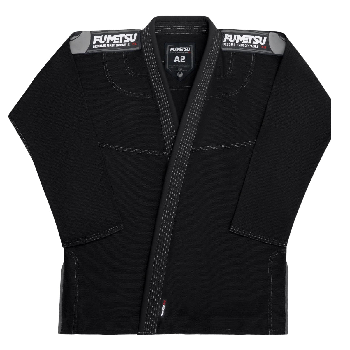 fumetsu 방패 mk2 어린이 bjj gi black