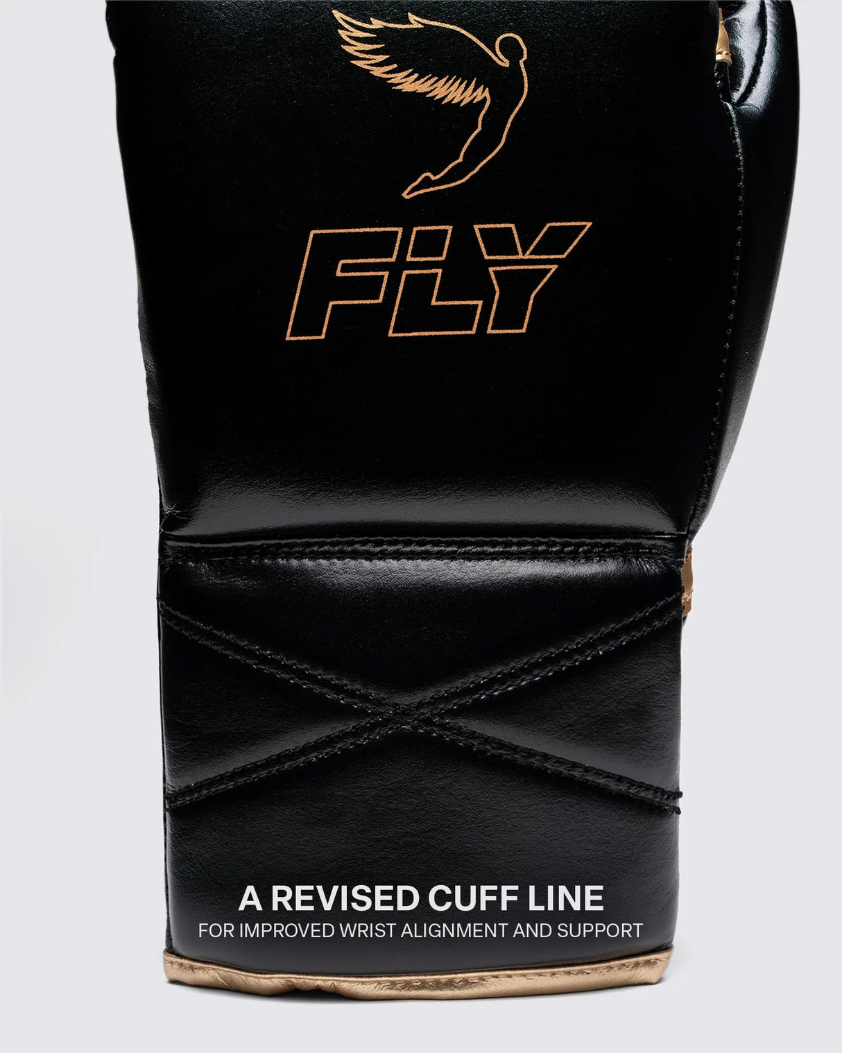 Fly Superlace Pro X 2 Boxing Gloves Black/Gold