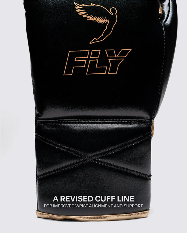 Fly Superlace Pro X 2 Boxing Gloves Black/Gold