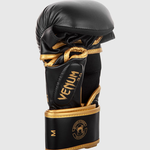 Black/Gold Challenger 3.0 MMA Sparring Gloves