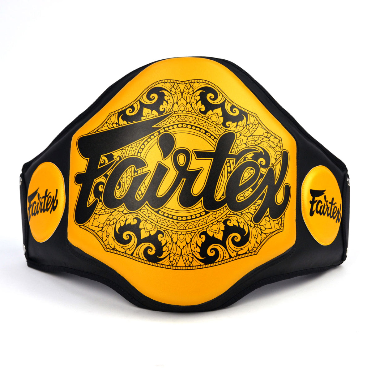 Fairtex BPV3 Microfiber Belly Pad Black/Gold