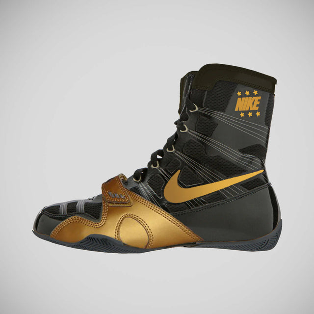 Black/Gold Nike Hyper KO Boxing Boots   