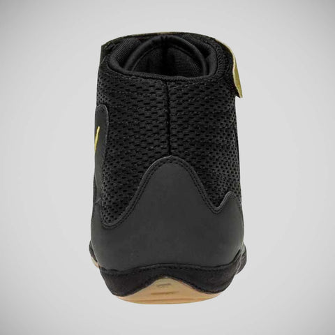 Black/Gold Nike Inflict 3 Wrestling Boots
