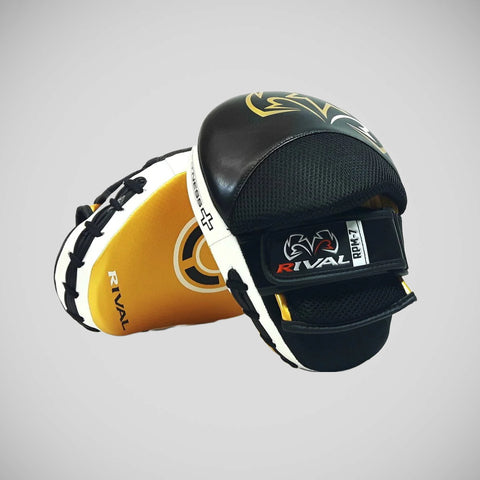 Black/Gold Rival RPM7 Fitness Plus Punch Mitts