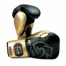 Black/Gold Rival RS100 Professional Sparring Gloves