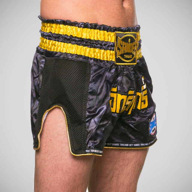 Sandee Supernatural Power Thai Shorts Black/Gold