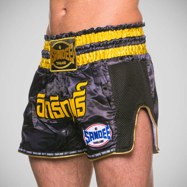 Sandee Supernatural Power Thai Shorts Black/Gold