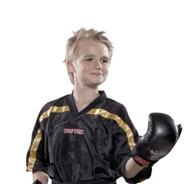 Top Ten Mesh Kickboxing Jacket Black/Gold