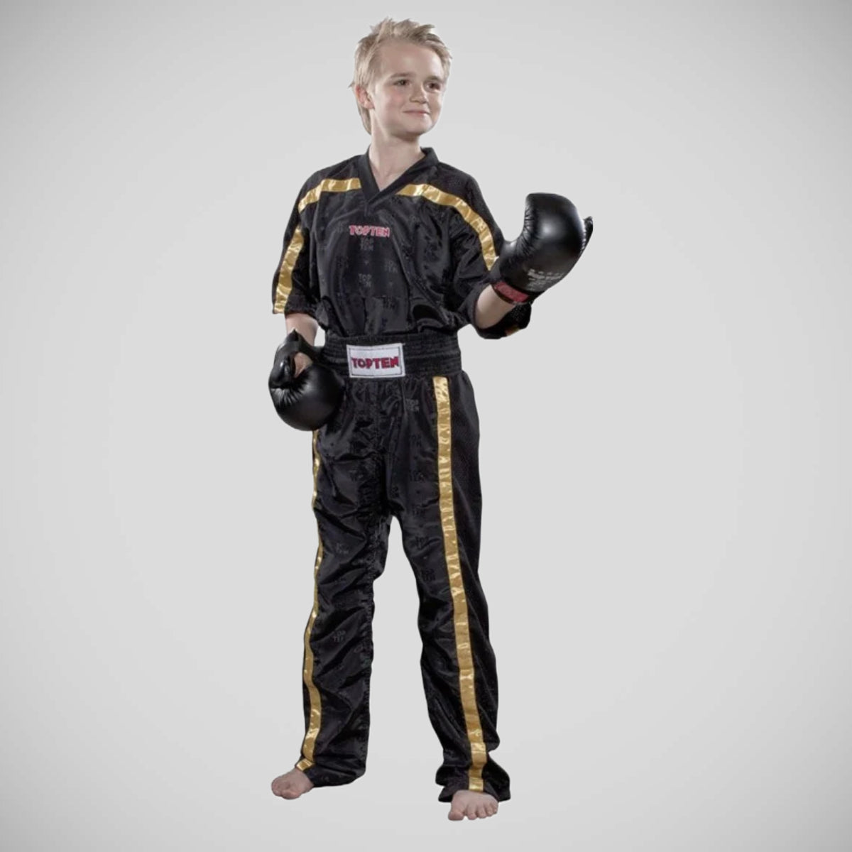 Top Ten Mesh Kickboxing Jacket Black/Gold