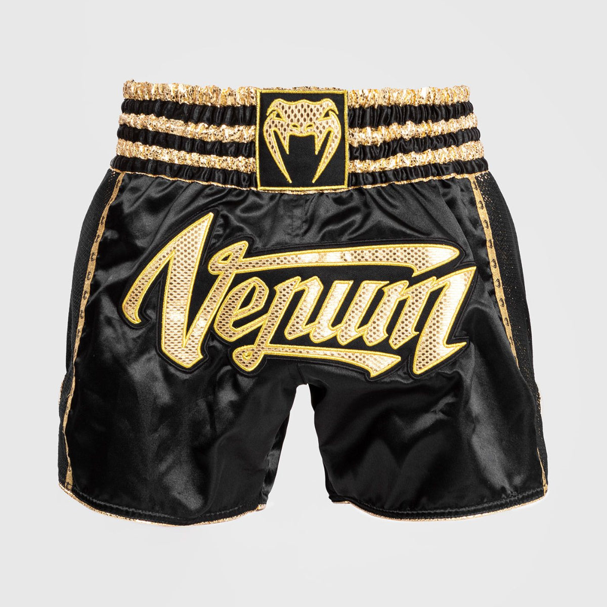 Black/Gold Venum Absolute 2.0 Muay Thai Shorts   