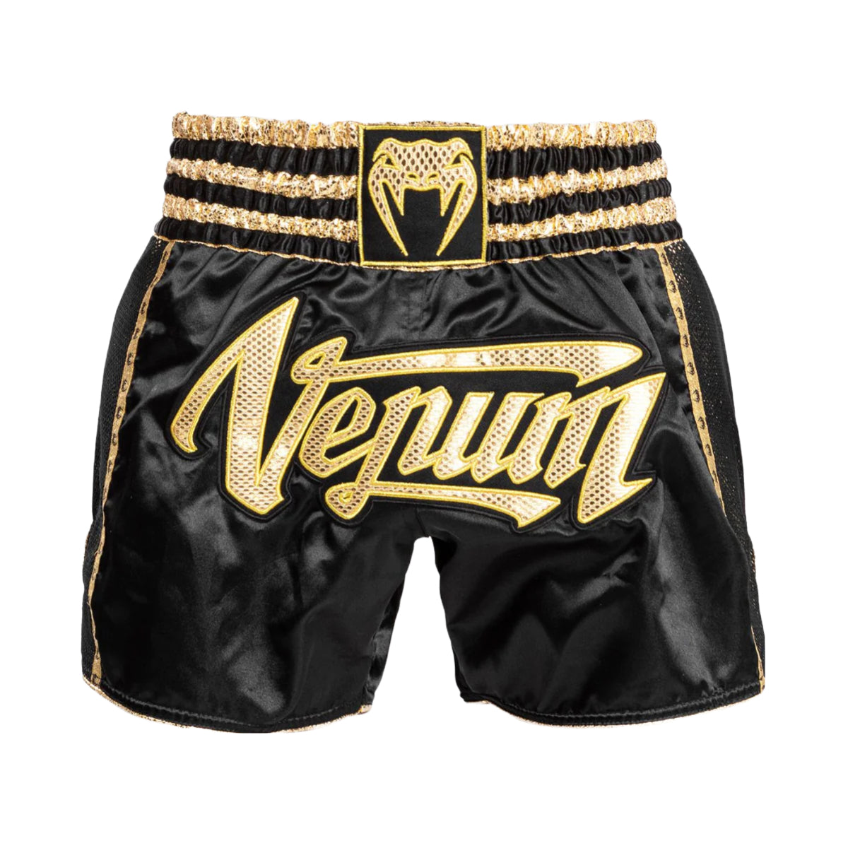 Black/Gold Venum Absolute 2.0 Muay Thai Shorts   