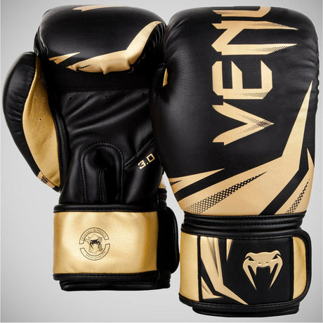Venum Challenger 3.0 Boxing Gloves Black/Gold   