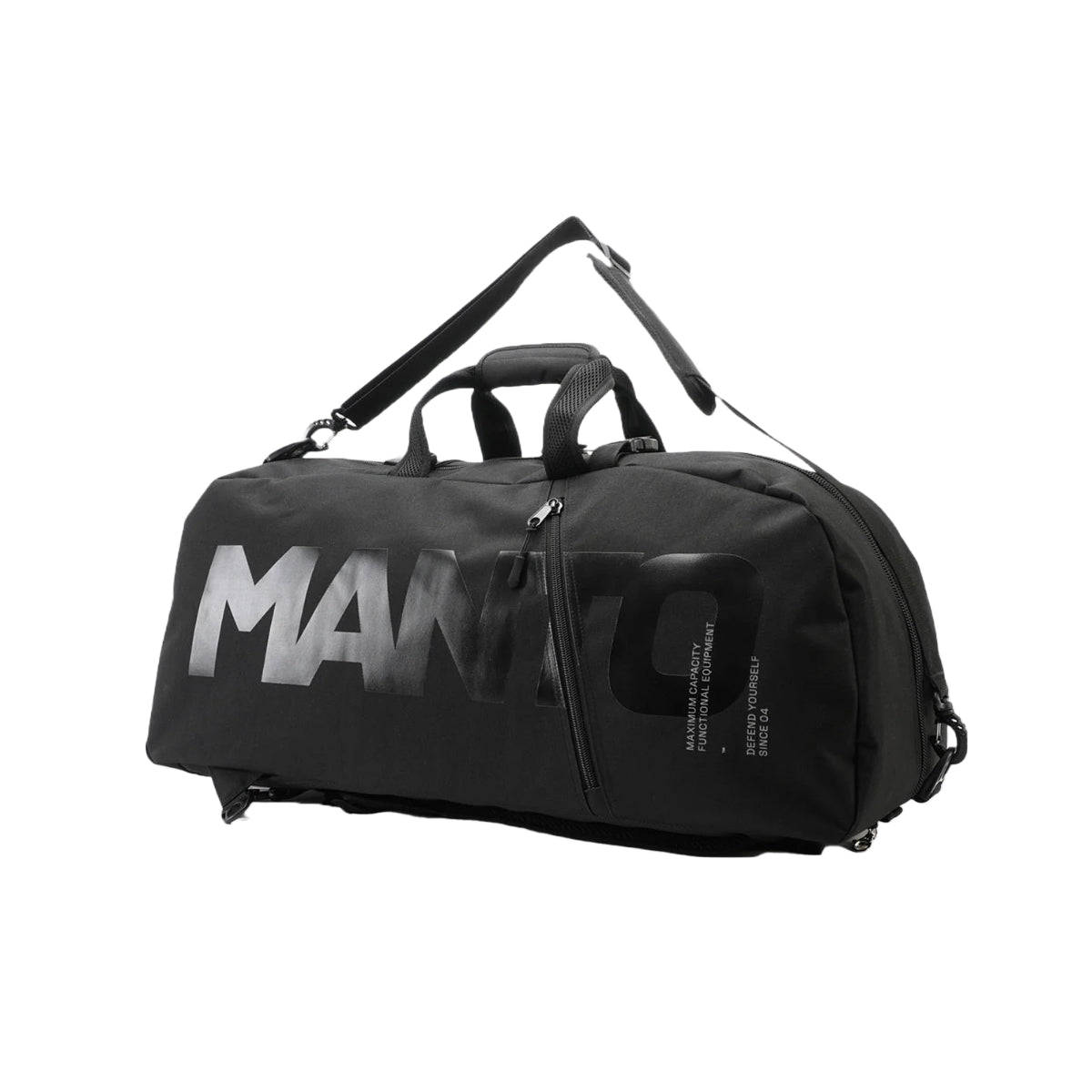 Manto Blackout Sports Bag/Back Pack Black