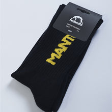 Black Manto Logotype 23 Socks