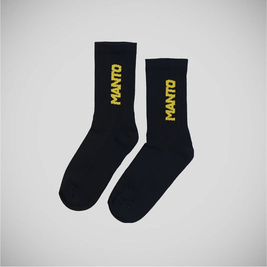 Black Manto Logotype 23 Socks