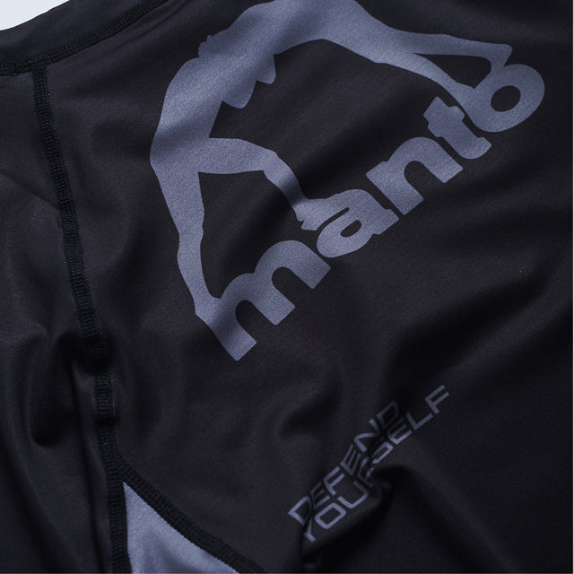 Manto Ranked Rash Guard Black