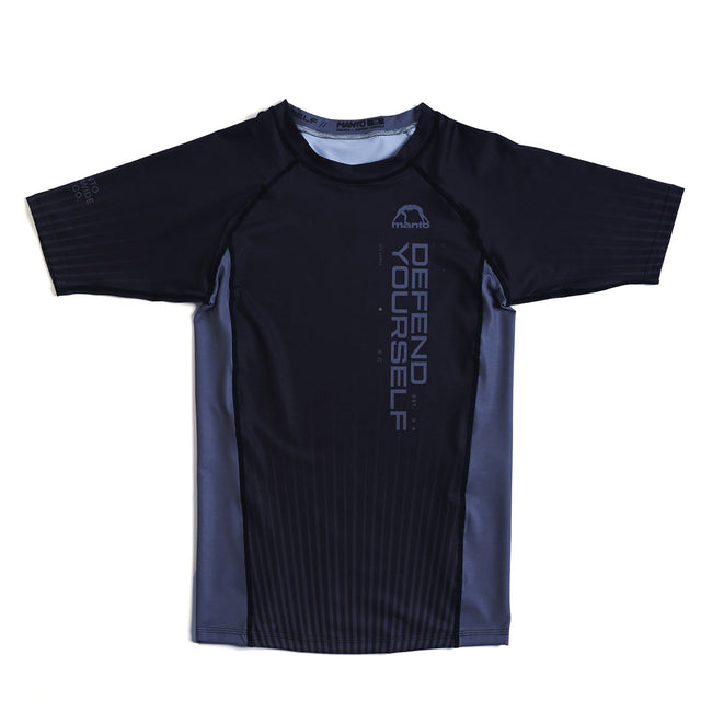 Manto Ranked Rash Guard Black