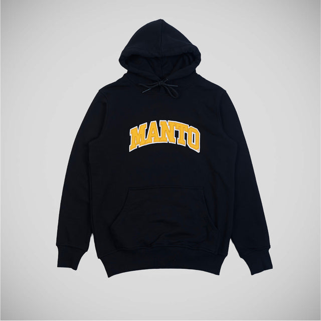 Black Manto Varsity Hoodie   