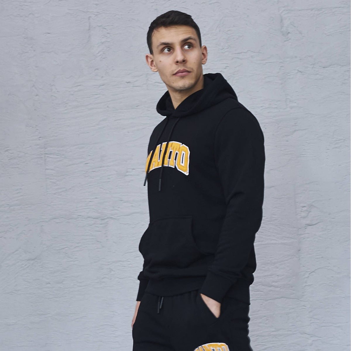 Manto varsity hoodie svart