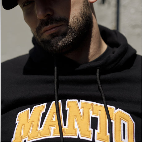 Manto Varsity Hoodie schwarz