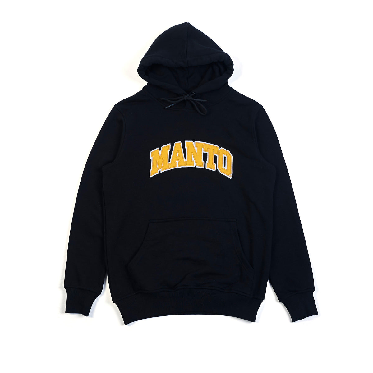 Black Manto Varsity Hoodie   