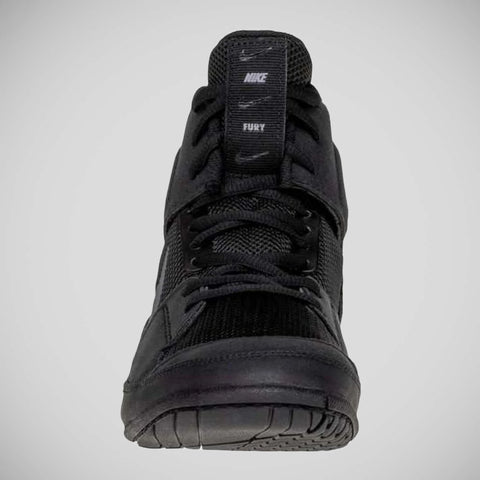 Black Nike Fury Wrestling Boots