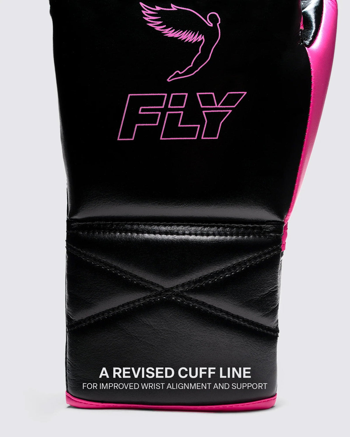 Fly Superlace Pro X 2 Boxing Gloves Black/Pink