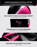 Fly Superloop Pro X 2 Boxing Gloves Black/Pink